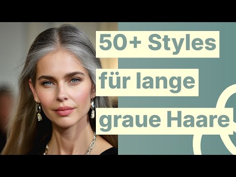 Lange graue Haare 2025: Top Styles für Eleganz!