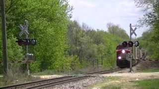 preview picture of video 'CP 9676 West, One Unit Wonder, At Pingree Grove, IL'
