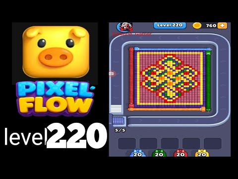 Pixel Flow Level 220 Walkthrough