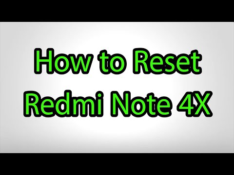 How to Hard Reset Redmi Note 4X - Pattern Unlock