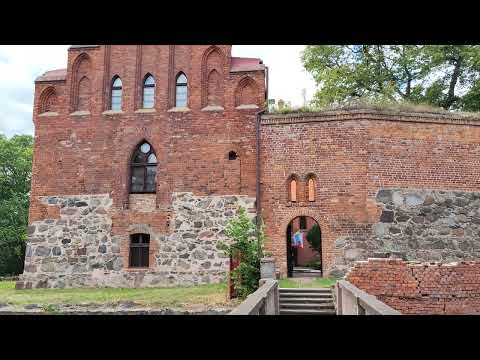 Zamek Bierzgłowski -- 2022 rok - pięknie odrestaurowany zamek krzyżacki