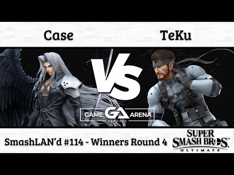 SmashLAN'd 114: Case (Sephiroth) vs. TeKu (Snake) - Winners Round 4