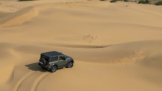 Exploring the Virgin Desert with Mahindra Thar | Drone Footage