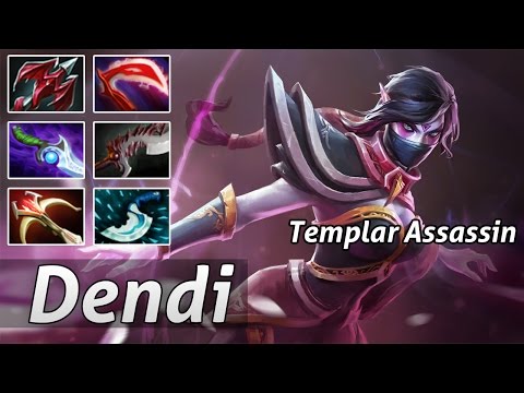 Na`Vi Dendi Pro Templar Assassin Mid Rank MMR Game Dota 2