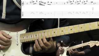 Jimi Hendrix - Crosstown Traffic - Rock Guitar Lesson (with Solo and TABS)