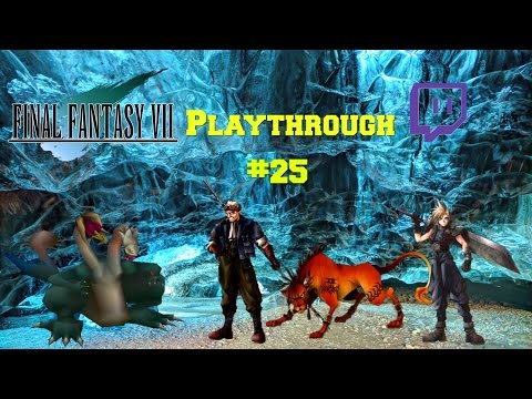FF7 Playthrough Part 25 - Inside The Ice Caves