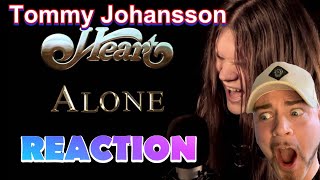 TOMMY JOHANSSON - HEART - Alone (COVER) | REACTION