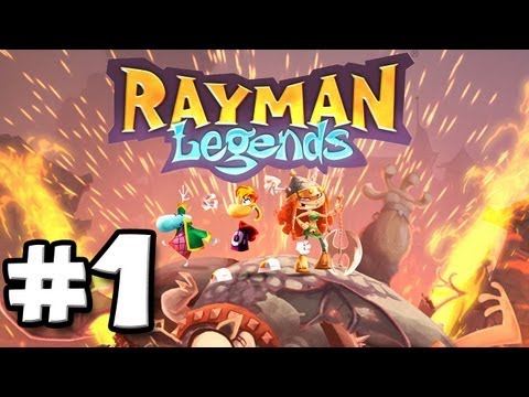 Rayman Legends Walkthrough - Part 1 - Once Upon A Time 100% Completion
