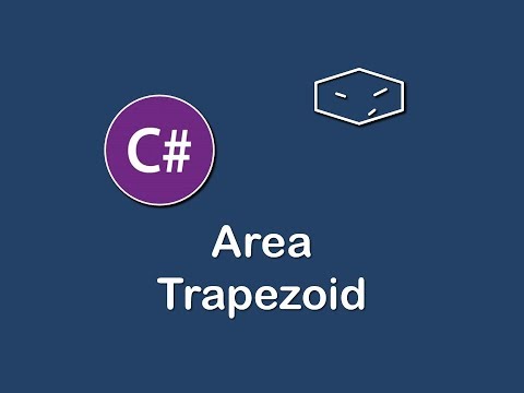 area of trapezoid in c