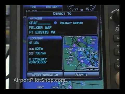 Garmin 696 Lesson - Direct To Feature