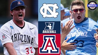 #5 North Carolina vs Arizona (AMAZING!) | Supers G2 | 2025 College Baseball Highlights