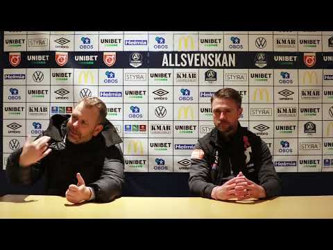 Presskonferens efter Degerfors IF - IFK Göteborg