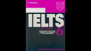 Cambridge IELTS 6-Test 4