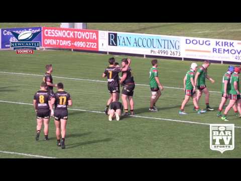 2017 Newcastle RL Round 9 U19's Highlights - Cessnock Goannas v Western Suburbs Rosellas