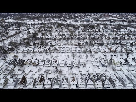 US Military police enforce driving ban in snow-stricken Buffalo