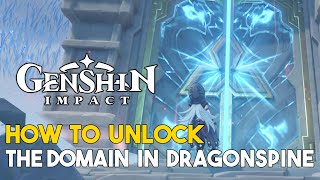 Genshin Impact How To Unlock The Dragonspine Domain & Get To The Top Of The Mountain