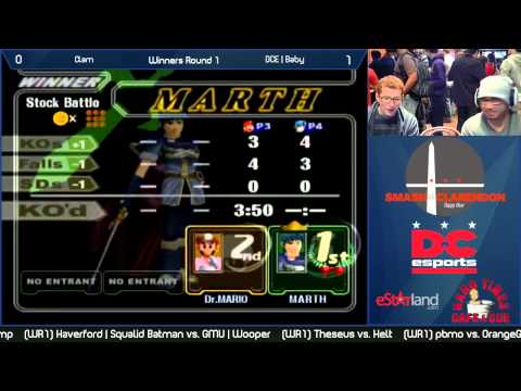 Smash @ Clarendon (12/19/2014) WR1A - Clam vs. Baby