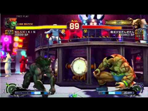 NISHIKIN (Blanka) vs Zangitan (Zangief) - Topanga Battle Ranking USF4 match