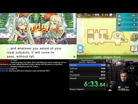 [3DS] Rune Factory 4 Speedrun - 2nd Arc Hard Mode in 2:16:17