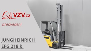 Chariot &eacute;l&eacute;vateur &agrave; trois roues Jungheinrich EFG 218 k | Image 4 - Machineryline