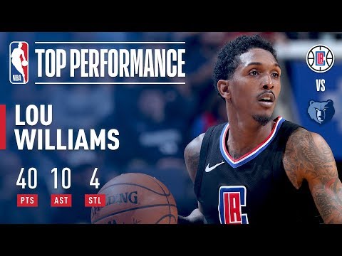 Lou Williams Leads Clippers Over Grizzlies With 40 Pts, 10 Ast | January 26, 2018