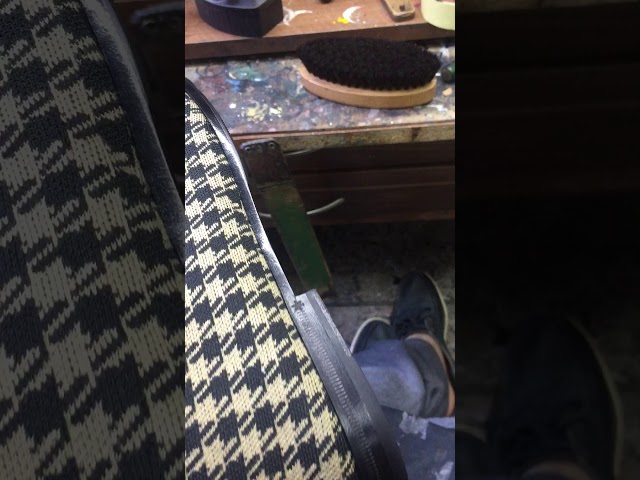 Фото Установка профилактики на Gucci и полировка уреза подошвы