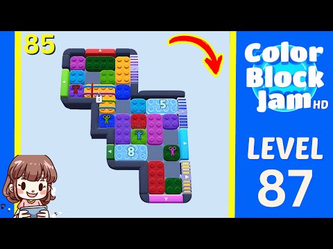 Color Block Jam Level 85 Solution Walkthrough