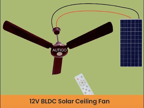 BLDC Solar Ceiling Fan (22 Watt/dc)