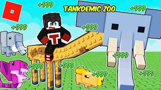 MAKING MILLIONS USING ANIMALS in Roblox | BUILD a ZOO | ROBLOX | Tagalog | TankDemic
