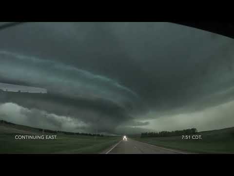 Storm Chasing in North Dakota. Max, ND. June 13, 2022. Watch in HD!