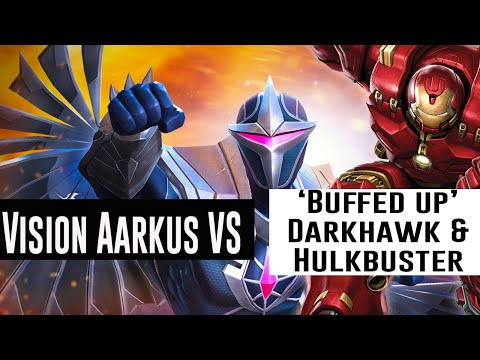 Vision Aarkus destroys Darkhawk and Hulkbuster on Buffed up node | Canadian difficulty Chap-1