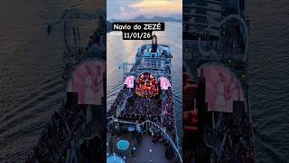 NAVIO do ZEZE MSC PREZIOSA cruzeiro jan/26 Santos @cruzeiros2025  #zezédicamargoeluciano #shorts