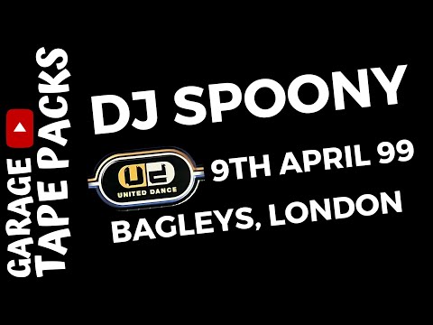 DJ Spoony | United Dance | 9th April 1999 | Garage Tape Packs