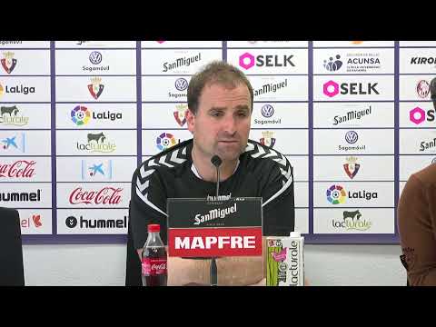 Rueda de prensa de Jagoba Arrasate previa al encuentro ante el Granada | C. A. Osasuna vs Granada C.