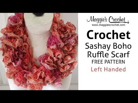 Sashay Boho Ruffled Scarf - Left Handed