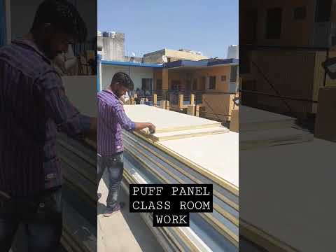 Alfa galvanised insulated puff panel for roof, for roofing