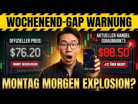 WEEKEND GAP: „Graumarkt" Silber bei $88 (+$12 über Nacht)