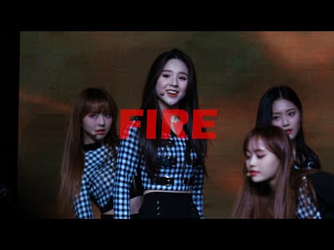 190816 Kcon Rookies 이달의 소녀 희진 불타오르네 직캠 LOONA  Heejin Fire Fancam