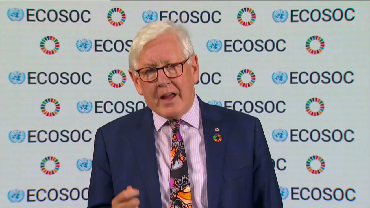 The President of ECOSOC at the 7th High-level Forum of the UN Geospatial Information Management