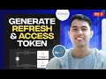 Generating Access Refresh Tokens After Login Session JWT