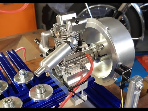 Saito FA-40a on dyno / Leistungsmessung Saito FA-40a