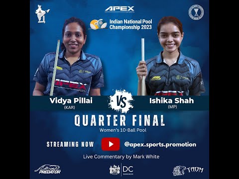 Vidya Pillai vs Ishika Shah 10 Ball Women Indian National Pool Championship