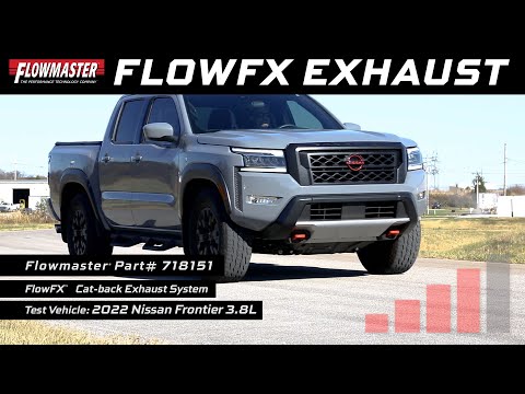 Flowmaster FlowFX, Cat-back Exhaust For 2022 Nissan Frontier 3.8L (718151)