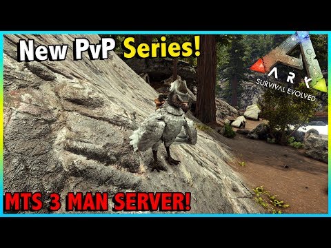 NEW SOLO PVP SERIES! || SOLO MTS 3-Man PvP Servers! || ARK SURVIVAL EVOLVED!