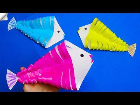 DIY paper crafts Paper Fish