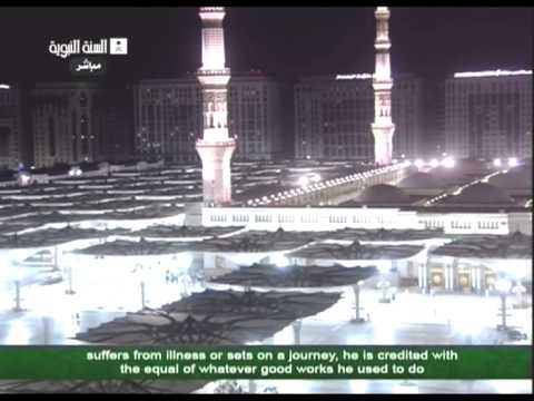 المسجد النبوي الشريف من الخارج  ليلاً 22 ذو الحجة 1434هـ