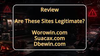 Worowin.com, Suacax.com and Dbewin.com Casino Scams – The Complete Inv