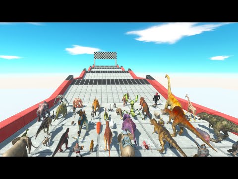 Climbing Tournament Race | Who Can Win? - Animal Revolt Battle Simulator