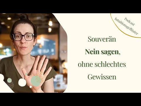 Souverän Nein sagen, ohne schlechtes Gewissen