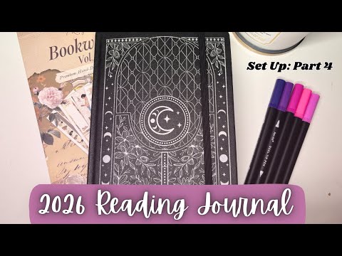 2026 Reading Journal Setup 🖊️ 📖  | Flipthrough & Tracker Ideas!